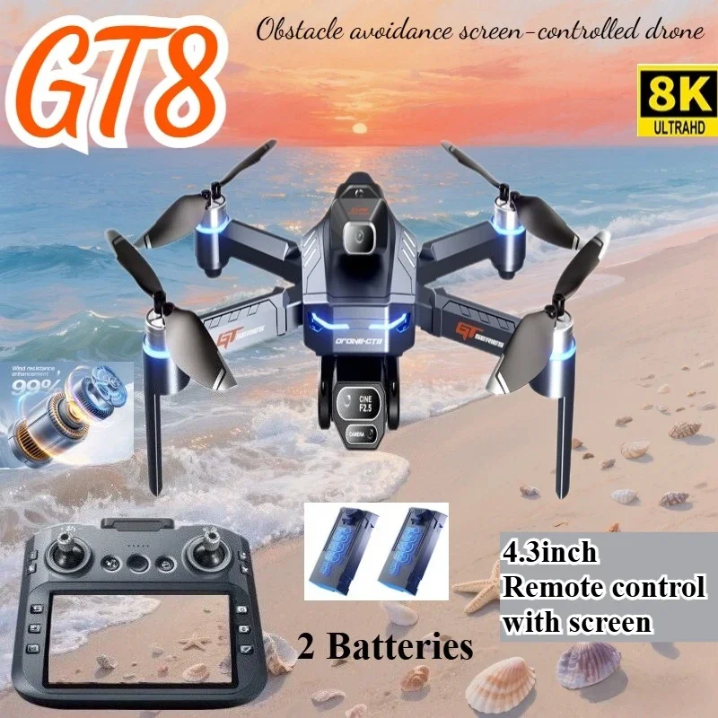 Drone 4K HD GT8 Camera Obstacl - Drone Thermal Imaging ulasan dan harga