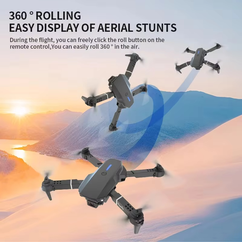 2026 E88 Professional HD 8K RC - Drone Surveying ulasan dan harga