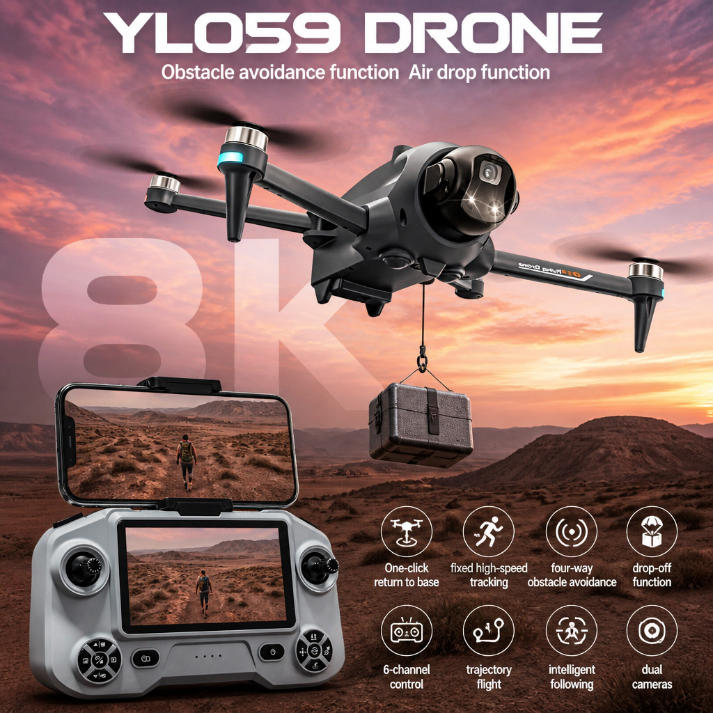 NEW YL059 Drone GPS Auto Retur - Drone Thermal Imaging ulasan dan harga