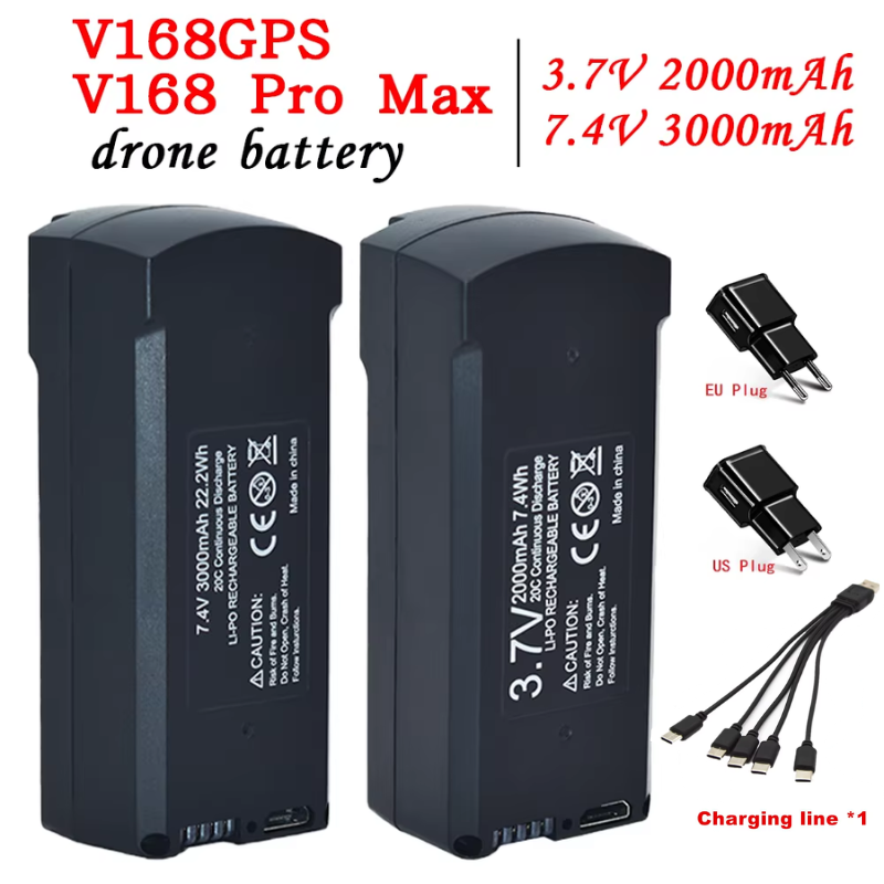 GPS V198 7.4V 3000mAh Battery  - Drone Mapping ulasan dan harga